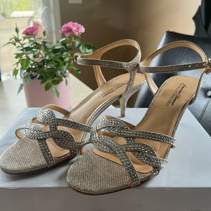 Light Gold heel 8.5 wide